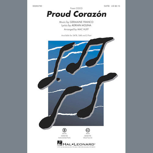 Easily Download Germaine Franco & Adrian Molina Printable PDF piano music notes, guitar tabs for 2-Part Choir. Transpose or transcribe this score in no time - Learn how to play song progression.