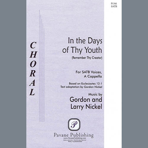 Easily Download Gordon Nickel and Larry Nickel Printable PDF piano music notes, guitar tabs for SATB Choir. Transpose or transcribe this score in no time - Learn how to play song progression.