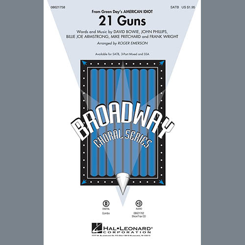 Easily Download Green Day Printable PDF piano music notes, guitar tabs for 3-Part Mixed Choir. Transpose or transcribe this score in no time - Learn how to play song progression.