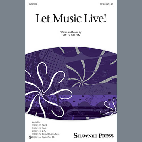 Easily Download Greg Gilpin Printable PDF piano music notes, guitar tabs for SATB Choir. Transpose or transcribe this score in no time - Learn how to play song progression.