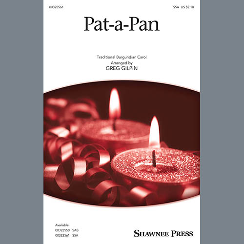 Easily Download Greg Gilpin Printable PDF piano music notes, guitar tabs for SSA Choir. Transpose or transcribe this score in no time - Learn how to play song progression.