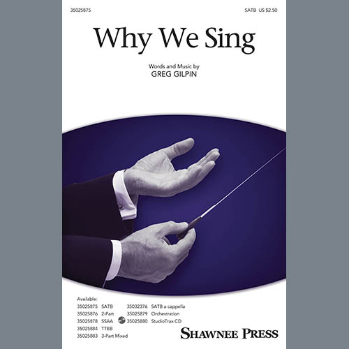 Easily Download Greg Gilpin Printable PDF piano music notes, guitar tabs for SATB Choir. Transpose or transcribe this score in no time - Learn how to play song progression.