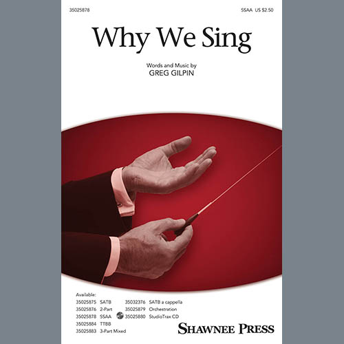 Easily Download Greg Gilpin Printable PDF piano music notes, guitar tabs for SSA Choir. Transpose or transcribe this score in no time - Learn how to play song progression.