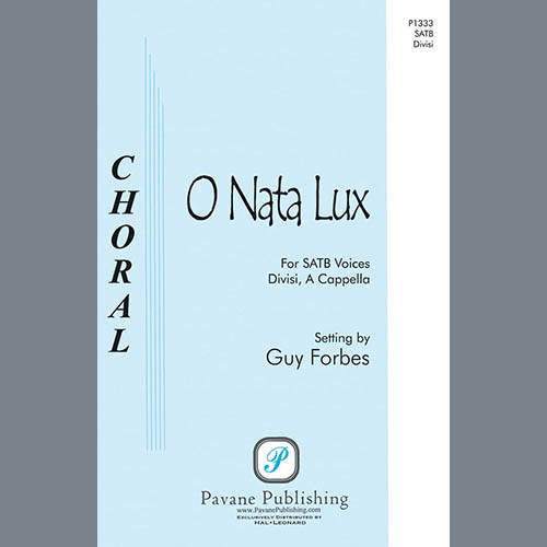 Easily Download Guy Forbes Printable PDF piano music notes, guitar tabs for SATB Choir. Transpose or transcribe this score in no time - Learn how to play song progression.