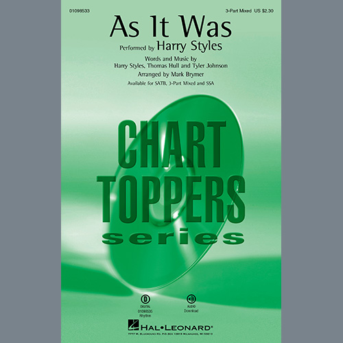 Easily Download Harry Styles Printable PDF piano music notes, guitar tabs for 3-Part Mixed Choir. Transpose or transcribe this score in no time - Learn how to play song progression.