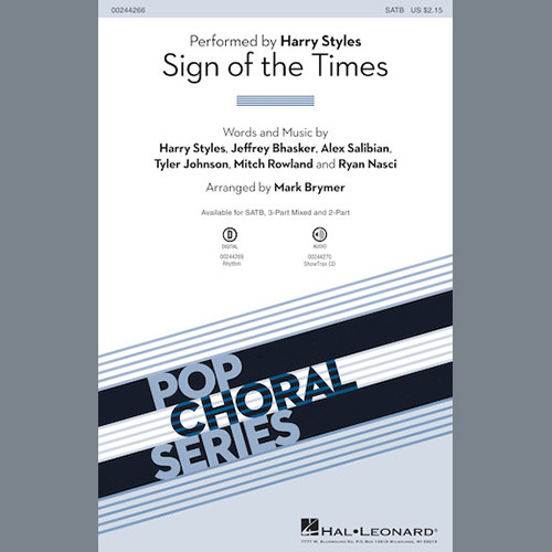 Easily Download Harry Styles Printable PDF piano music notes, guitar tabs for 3-Part Mixed Choir. Transpose or transcribe this score in no time - Learn how to play song progression.