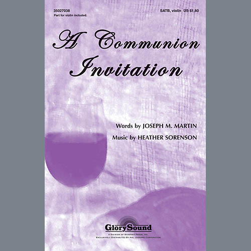 Easily Download Heather Sorenson Printable PDF piano music notes, guitar tabs for SATB Choir. Transpose or transcribe this score in no time - Learn how to play song progression.