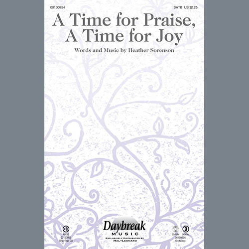 Easily Download Heather Sorenson Printable PDF piano music notes, guitar tabs for SATB Choir. Transpose or transcribe this score in no time - Learn how to play song progression.