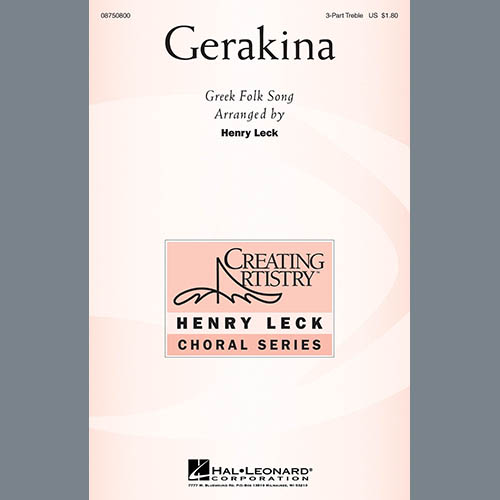 Easily Download Henry Leck Printable PDF piano music notes, guitar tabs for 3-Part Treble Choir. Transpose or transcribe this score in no time - Learn how to play song progression.
