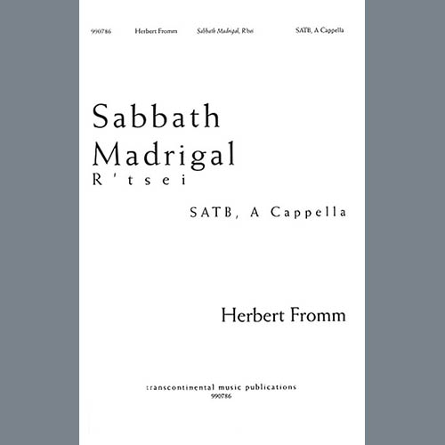 Easily Download Herbert Fromm Printable PDF piano music notes, guitar tabs for SATB Choir. Transpose or transcribe this score in no time - Learn how to play song progression.