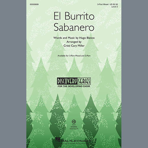 Easily Download Hugo Blanco Printable PDF piano music notes, guitar tabs for 3-Part Mixed Choir. Transpose or transcribe this score in no time - Learn how to play song progression.