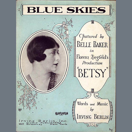 Easily Download Irving Berlin Printable PDF piano music notes, guitar tabs for Piano Solo. Transpose or transcribe this score in no time - Learn how to play song progression.
