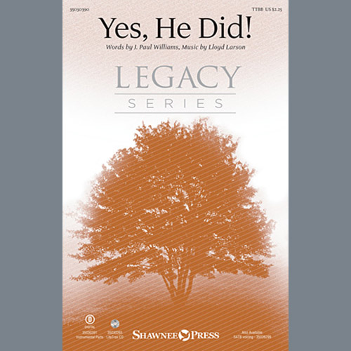 Easily Download J. Paul Williams Printable PDF piano music notes, guitar tabs for TTBB Choir. Transpose or transcribe this score in no time - Learn how to play song progression.