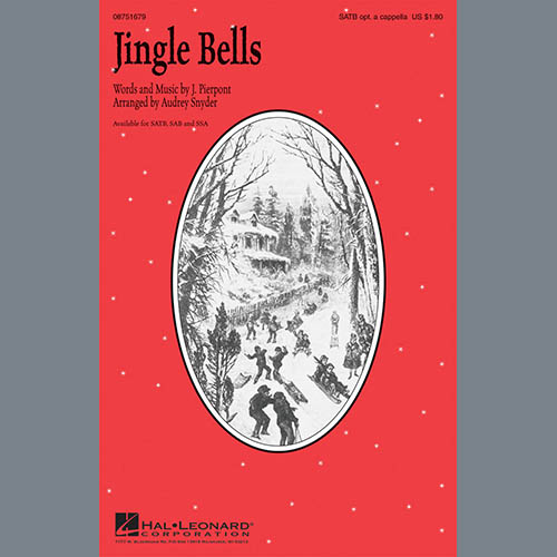 Easily Download J. Pierpont Printable PDF piano music notes, guitar tabs for SAB Choir. Transpose or transcribe this score in no time - Learn how to play song progression.