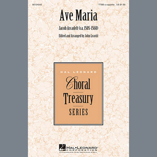 Easily Download Jacob Arcadelt Printable PDF piano music notes, guitar tabs for TTBB Choir. Transpose or transcribe this score in no time - Learn how to play song progression.