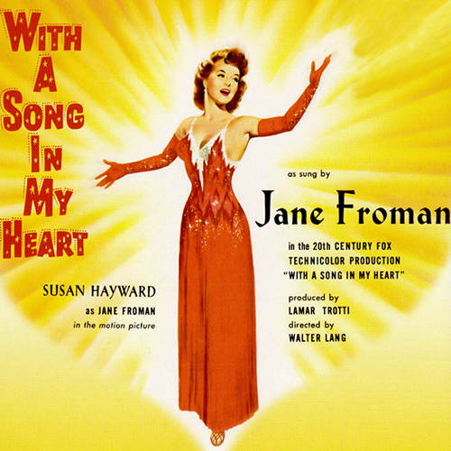 Easily Download Jane Froman Printable PDF piano music notes, guitar tabs for Piano, Vocal & Guitar Chords (Right-Hand Melody). Transpose or transcribe this score in no time - Learn how to play song progression.