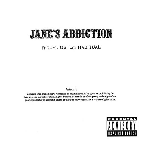 Easily Download Jane's Addiction Printable PDF piano music notes, guitar tabs for Guitar Chords/Lyrics. Transpose or transcribe this score in no time - Learn how to play song progression.