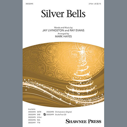 Easily Download Jay Livingston & Ray Evans Printable PDF piano music notes, guitar tabs for 2-Part Choir. Transpose or transcribe this score in no time - Learn how to play song progression.