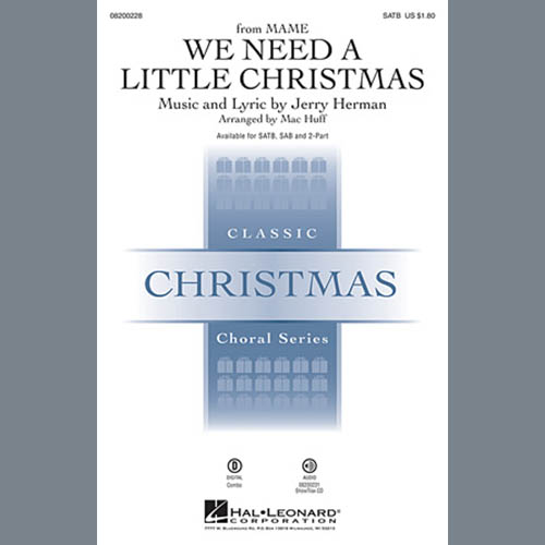 Easily Download Jerry Herman Printable PDF piano music notes, guitar tabs for 2-Part Choir. Transpose or transcribe this score in no time - Learn how to play song progression.