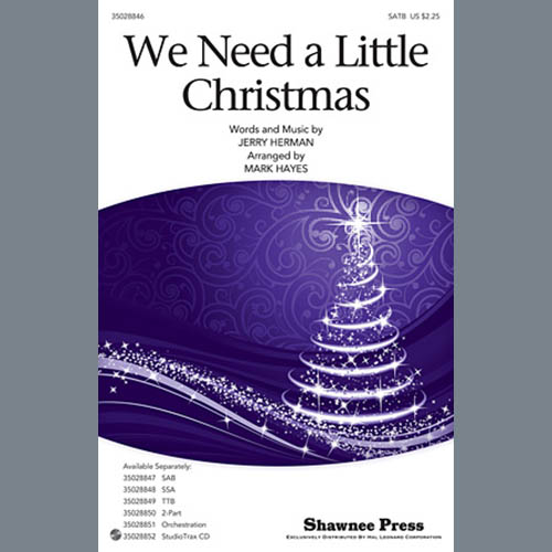 Easily Download Jerry Herman Printable PDF piano music notes, guitar tabs for SSA Choir. Transpose or transcribe this score in no time - Learn how to play song progression.