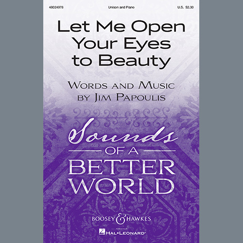 Easily Download Jim Papoulis Printable PDF piano music notes, guitar tabs for Unison Choir. Transpose or transcribe this score in no time - Learn how to play song progression.