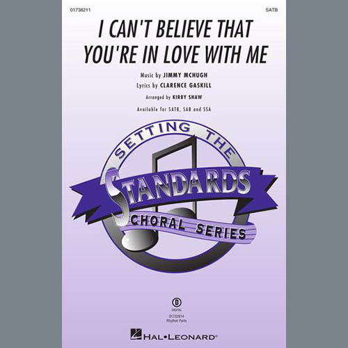 Easily Download Jimmy McHugh Printable PDF piano music notes, guitar tabs for SSA Choir. Transpose or transcribe this score in no time - Learn how to play song progression.
