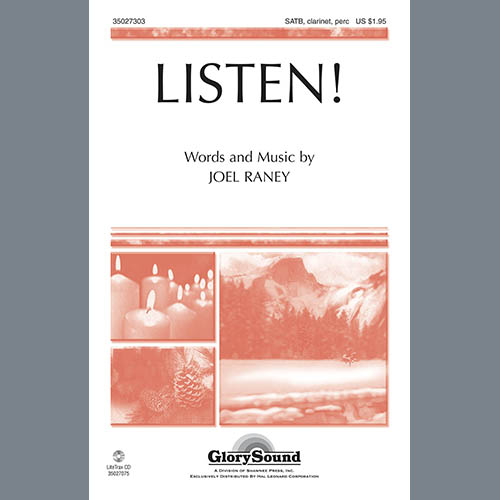 Easily Download Joel Raney Printable PDF piano music notes, guitar tabs for SATB Choir. Transpose or transcribe this score in no time - Learn how to play song progression.