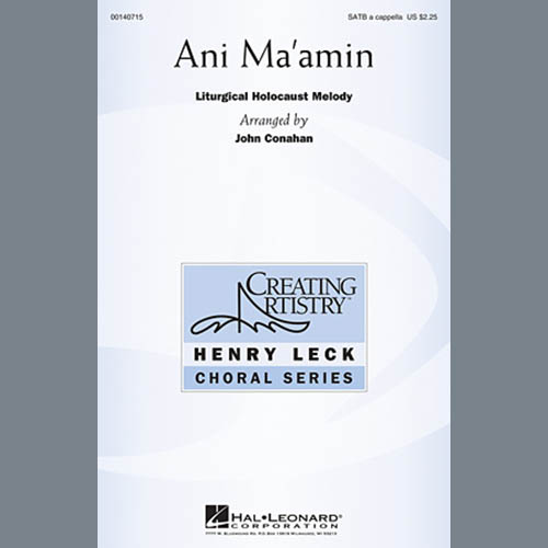 Easily Download John Conahan Printable PDF piano music notes, guitar tabs for SATB Choir. Transpose or transcribe this score in no time - Learn how to play song progression.