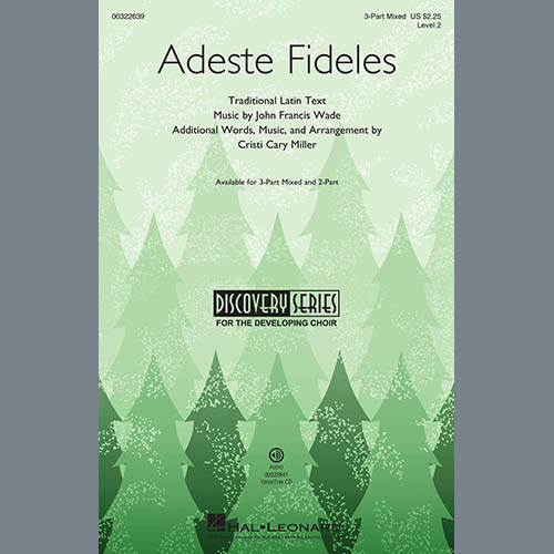 Easily Download John Francis Wade Printable PDF piano music notes, guitar tabs for 3-Part Mixed Choir. Transpose or transcribe this score in no time - Learn how to play song progression.