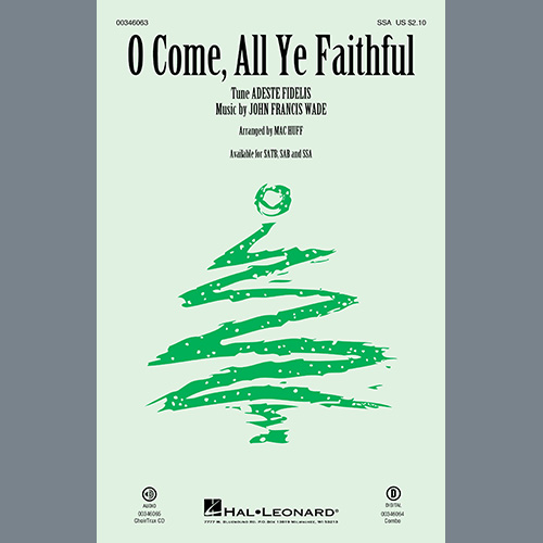 Easily Download John Francis Wade Printable PDF piano music notes, guitar tabs for SSA Choir. Transpose or transcribe this score in no time - Learn how to play song progression.