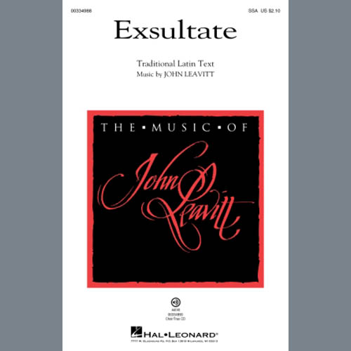 Easily Download John Leavitt Printable PDF piano music notes, guitar tabs for SSA Choir. Transpose or transcribe this score in no time - Learn how to play song progression.