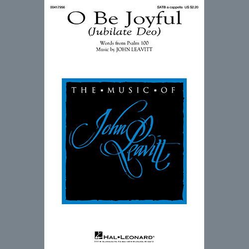 Easily Download John Leavitt Printable PDF piano music notes, guitar tabs for SATB Choir. Transpose or transcribe this score in no time - Learn how to play song progression.