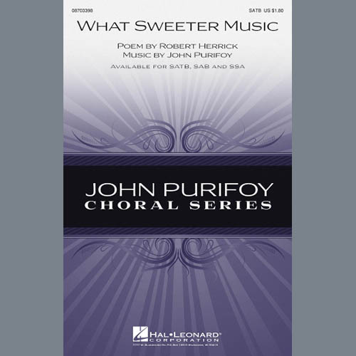 Easily Download John Purifoy Printable PDF piano music notes, guitar tabs for SSA Choir. Transpose or transcribe this score in no time - Learn how to play song progression.
