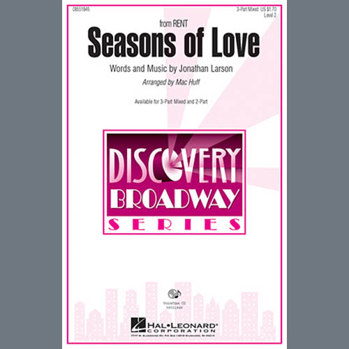 Easily Download Jonathan Larson Printable PDF piano music notes, guitar tabs for 2-Part Choir. Transpose or transcribe this score in no time - Learn how to play song progression.