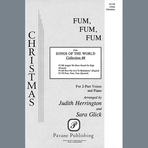 Easily Download Judith Herrington and Sara Glick Printable PDF piano music notes, guitar tabs for 2-Part Choir. Transpose or transcribe this score in no time - Learn how to play song progression.