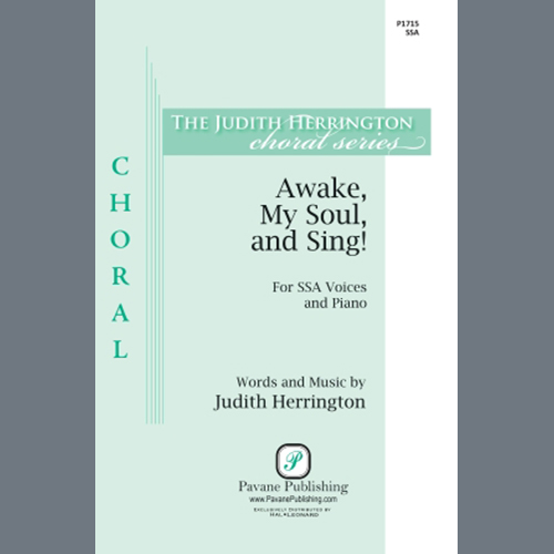 Easily Download Judith Herrington Printable PDF piano music notes, guitar tabs for SSA Choir. Transpose or transcribe this score in no time - Learn how to play song progression.