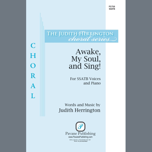 Easily Download Judith Herrington Printable PDF piano music notes, guitar tabs for SSATB Choir. Transpose or transcribe this score in no time - Learn how to play song progression.