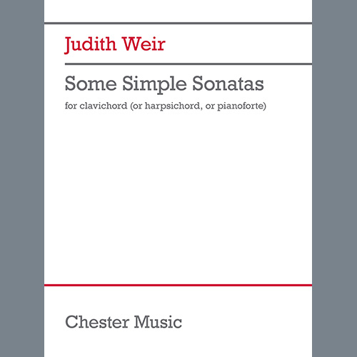 Easily Download Judith Weir Printable PDF piano music notes, guitar tabs for Piano Solo. Transpose or transcribe this score in no time - Learn how to play song progression.