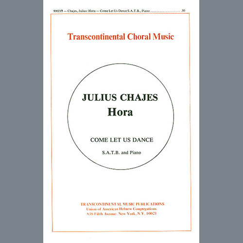 Easily Download Julius Chajes Printable PDF piano music notes, guitar tabs for SATB Choir. Transpose or transcribe this score in no time - Learn how to play song progression.