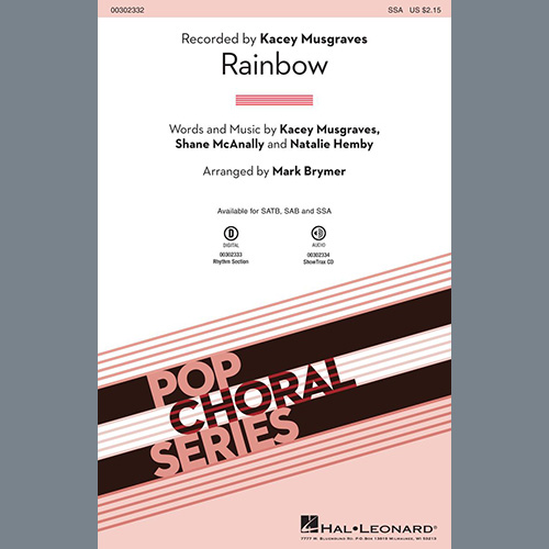 Easily Download Kacey Musgraves Printable PDF piano music notes, guitar tabs for SSA Choir. Transpose or transcribe this score in no time - Learn how to play song progression.