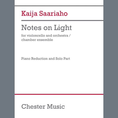 Easily Download Kaija Saariaho Printable PDF piano music notes, guitar tabs for Piano Solo. Transpose or transcribe this score in no time - Learn how to play song progression.