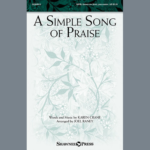 Easily Download Karen Crane Printable PDF piano music notes, guitar tabs for SATB Choir. Transpose or transcribe this score in no time - Learn how to play song progression.