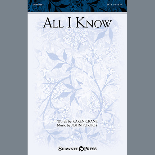 Easily Download Karen Crane and John Purifoy Printable PDF piano music notes, guitar tabs for SATB Choir. Transpose or transcribe this score in no time - Learn how to play song progression.
