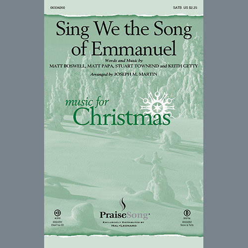 Easily Download Keith & Kristyn Getty, Matt Boswell and Matt Papa Printable PDF piano music notes, guitar tabs for SATB Choir. Transpose or transcribe this score in no time - Learn how to play song progression.