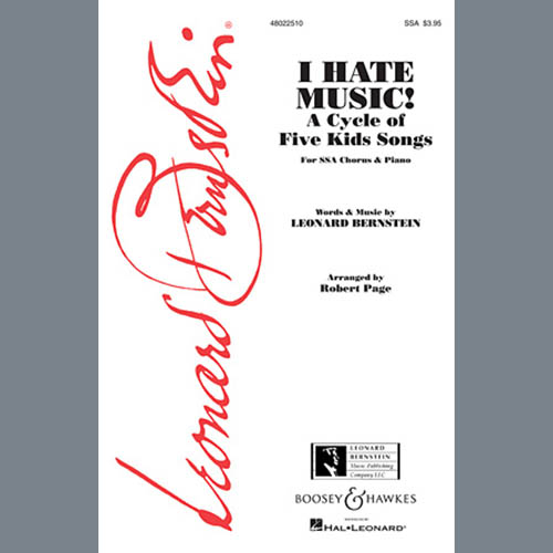 Easily Download Leonard Bernstein Printable PDF piano music notes, guitar tabs for SSA Choir. Transpose or transcribe this score in no time - Learn how to play song progression.