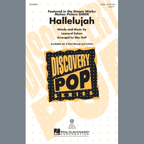 Easily Download Leonard Cohen Printable PDF piano music notes, guitar tabs for 2-Part Choir. Transpose or transcribe this score in no time - Learn how to play song progression.