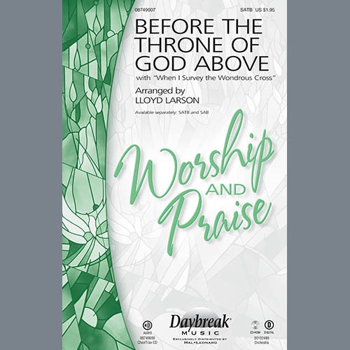 Easily Download Lloyd Larson Printable PDF piano music notes, guitar tabs for SATB Choir. Transpose or transcribe this score in no time - Learn how to play song progression.