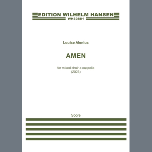 Easily Download Louise Alenius Printable PDF piano music notes, guitar tabs for SATB Choir. Transpose or transcribe this score in no time - Learn how to play song progression.
