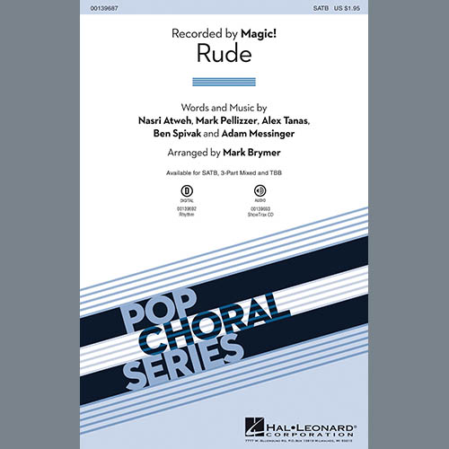 Easily Download MAGIC! Printable PDF piano music notes, guitar tabs for SATB Choir. Transpose or transcribe this score in no time - Learn how to play song progression.