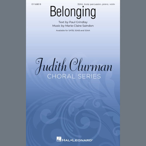 Easily Download Marie-Clairé Saindon Printable PDF piano music notes, guitar tabs for SSAA Choir. Transpose or transcribe this score in no time - Learn how to play song progression.